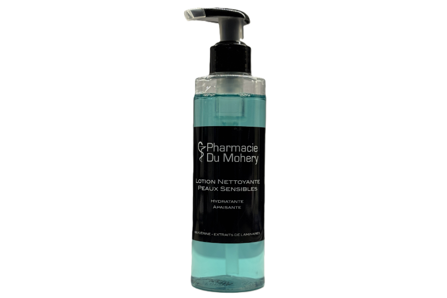 Lotion nettoyante peaux sensibles